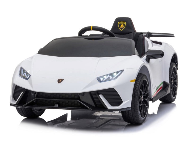Lamborghini Huracán - Electric children's car white