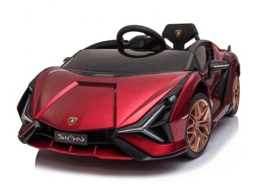 Lamborghini Sian – Electric children's car red (wing doors) - Mijn winkel